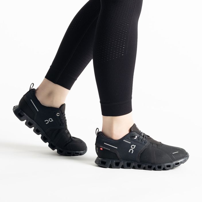 Кросівки для бігу жіночі On Cloud 5 Waterproof чорні 5998838 2