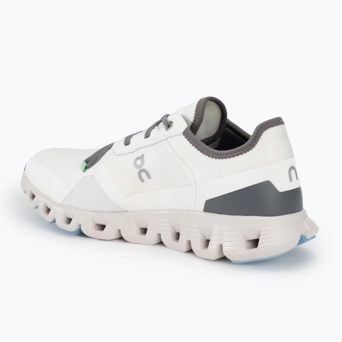 Чоловічі бігові кросівки On Running Cloud X 3 AD безбарвний білий/полум'яний 3