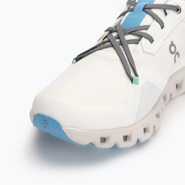 Чоловічі бігові кросівки On Running Cloud X 3 AD безбарвний білий/полум'яний 7