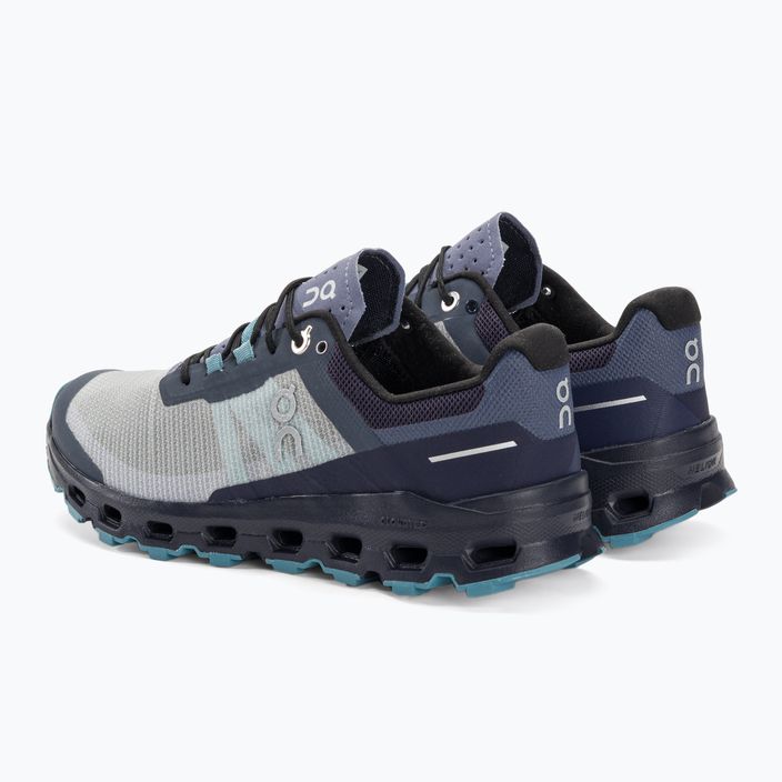Жіночі кросівки для бігу On Cloudvista темно-сині/білі 3