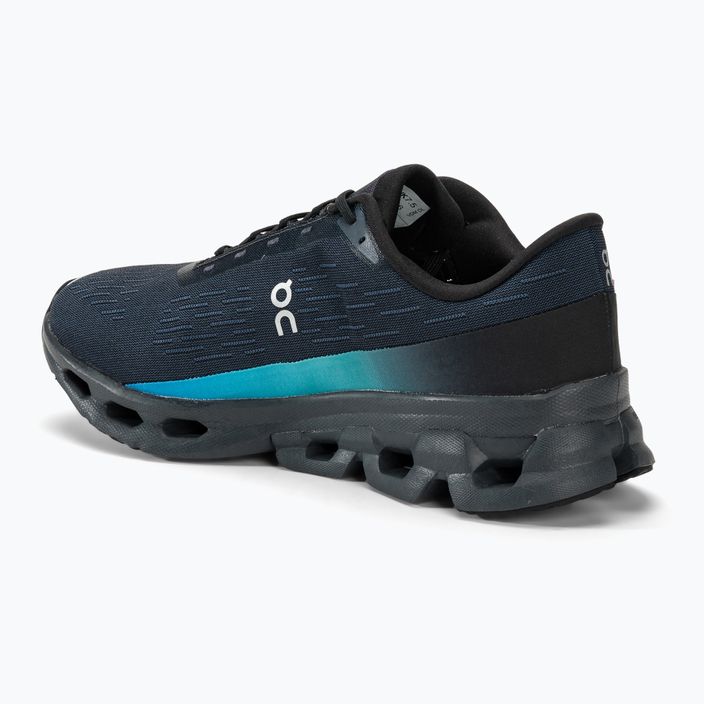 Черевики для бігу чоловічі On Running Cloudspark black/blueberry 3