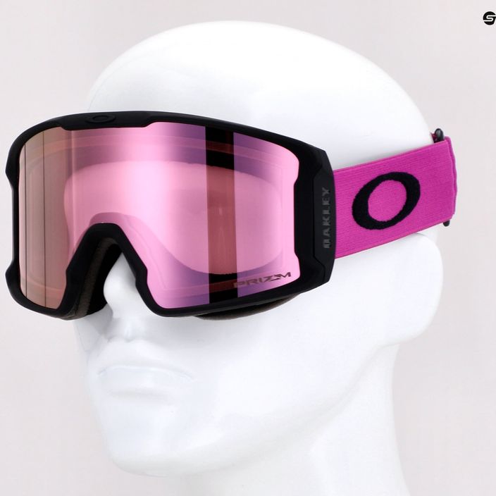 Маска лижна Oakley Line Miner matte ultra purple/prizm snow hi pink iridium OO7093-57 5