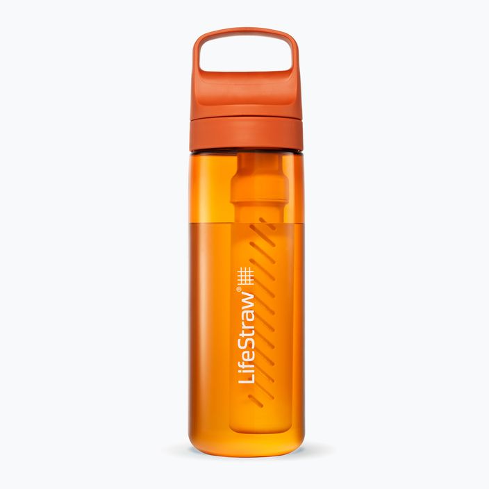 Пляшка туристична Lifestraw Go 2.0 z filtrem 650 ml kyoto orange