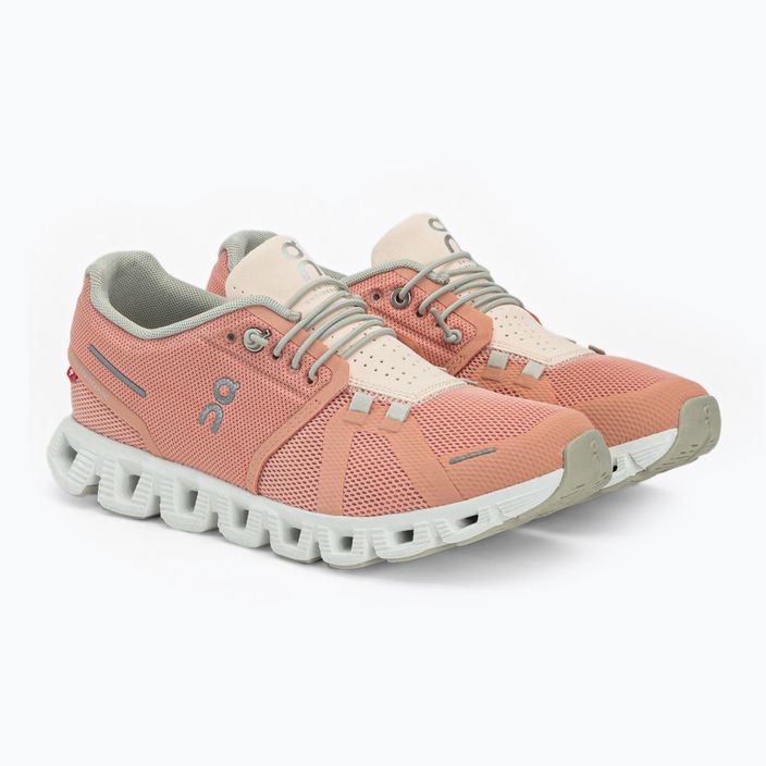 Кросівки для бігу жіночі On Cloud 5 рожеві 5998556 4