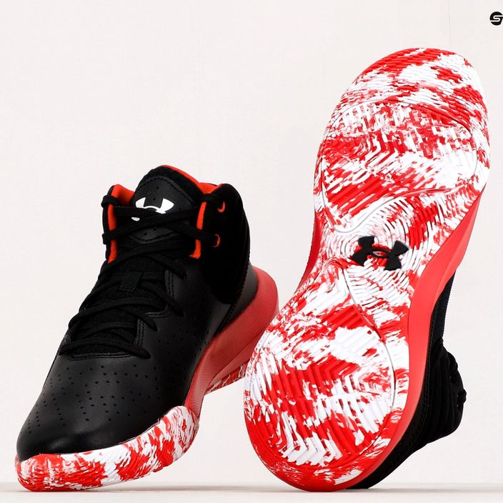 Кросівки для баскетболу чоловічі Under Armour Jet '21 black/red/white 10