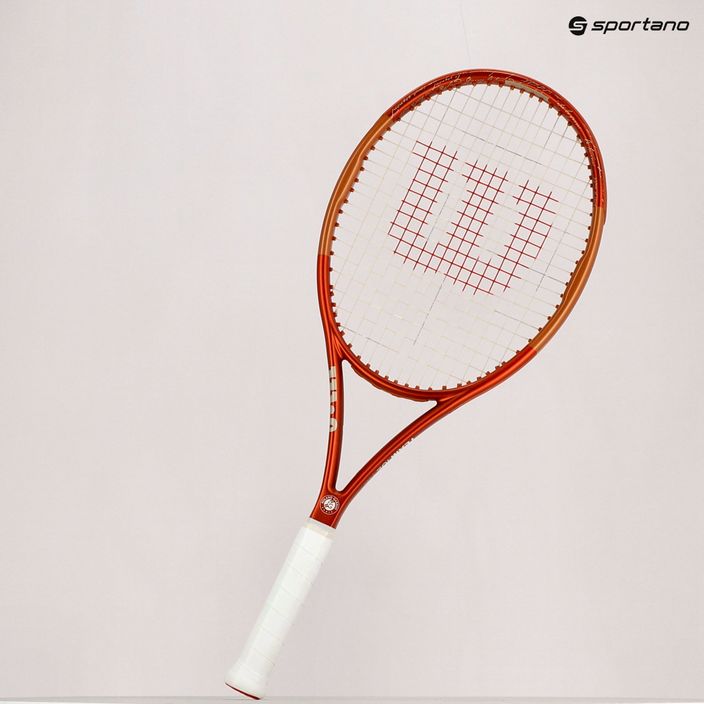 Ракетка тенісна Wilson Roland Garros Team 102 червоно-біла WR085810U 9