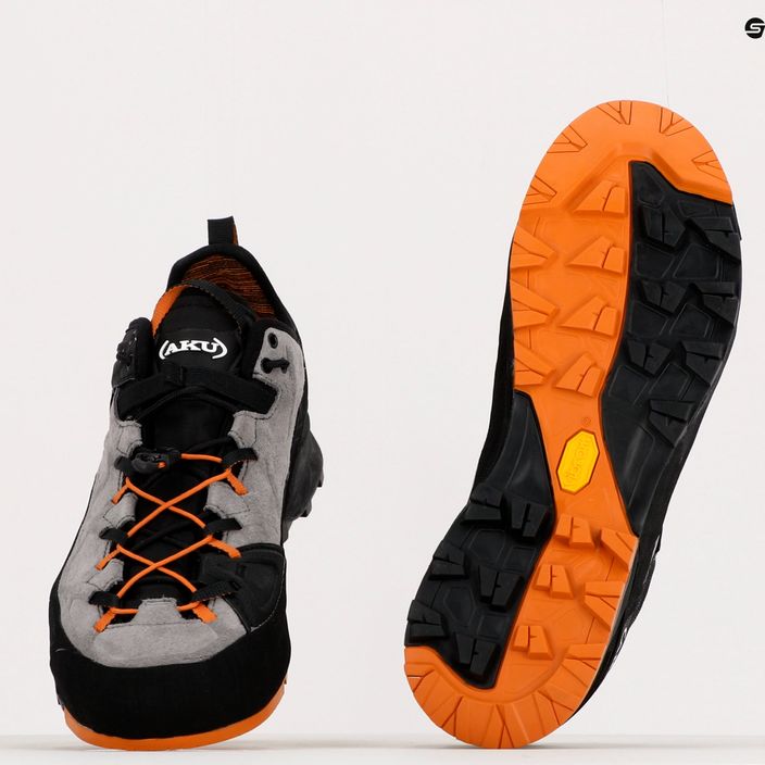 Черевики для альпінізму чоловічі AKU Rock DFS GTX grey/orange 11