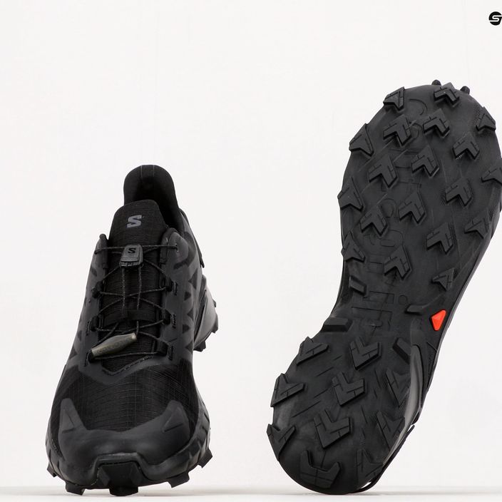 Кросівки для бігу чоловічі Salomon Supercross 4 GTX чорні L41731600 13