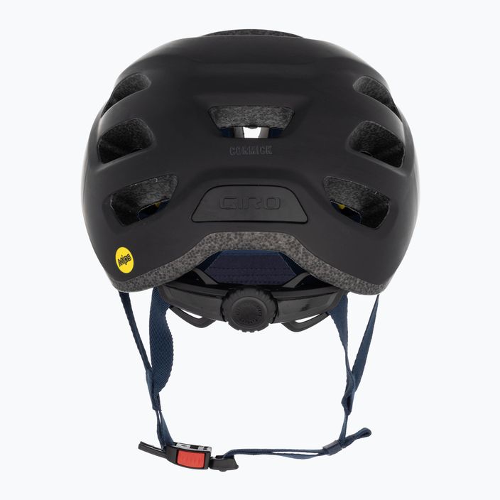 Шолом велосипедний Giro Cormick Integrated MIPS matte black/dark blue 3