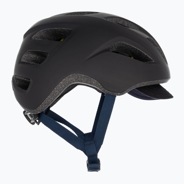 Шолом велосипедний Giro Cormick Integrated MIPS matte black/dark blue 4