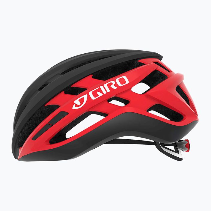 Шолом велосипедний Giro Agilis Integrated MIPS matte black/bright red 2