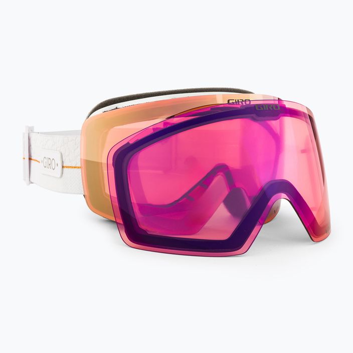 Окуляри гірськолижні жіночі Giro Contour RS white craze/vivid rose gold/vivid infrared