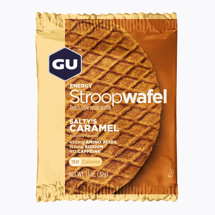 GU Energy Stroopwaffle снек 32 г карамель саліті