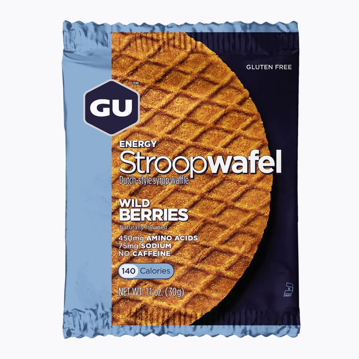 GU Energy Stroopwaffle закуска 32 г з лісовими ягодами без глютену