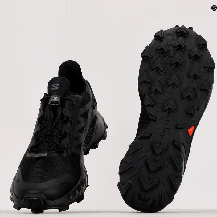 Кросівки для бігу жіночі Salomon Supercross 4 чорні L41737400 15