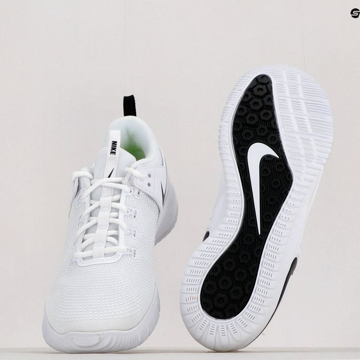 Кросівки волейбольні чоловічі Nike Air Zoom Hyperace 2 біло-чорні AR5281-101 10