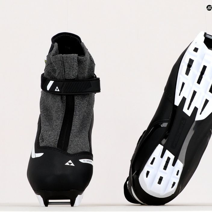 Черевики для бігових лиж жіночі Fischer XC Comfort Pro WS black/white 18