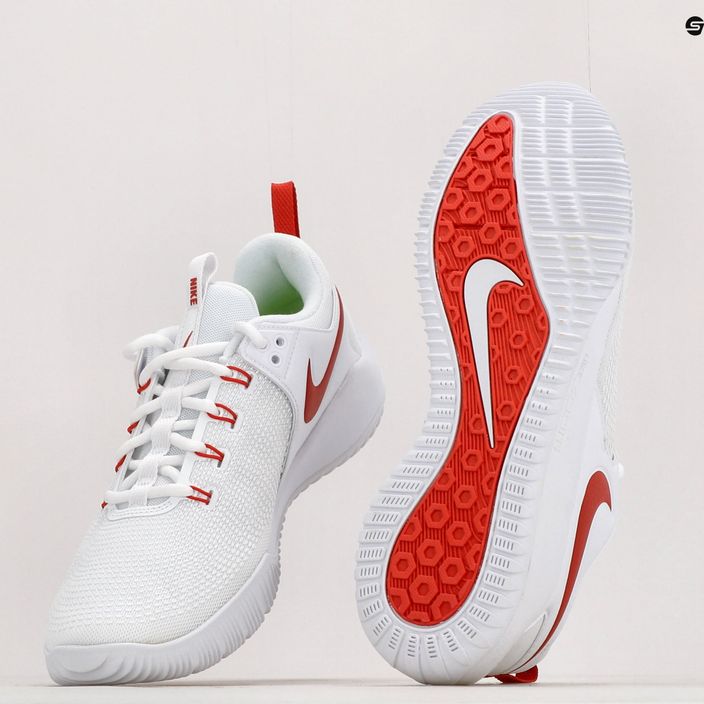 Кросівки волейбольні чоловічі Nike Air Zoom Hyperace 2 біло-червоні AR5281-106 11