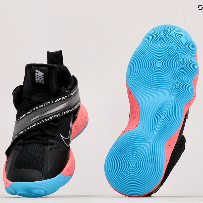 Кросівки волейбольні Nike React Hyperset SE чорно-рожеві DJ4473-064 11