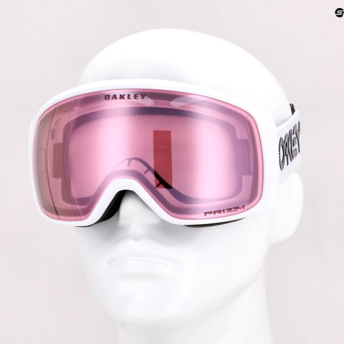 Маска лижна Oakley Flight Tracker factory pilot white/prizm snow hi pink iridium OO7105-14 5