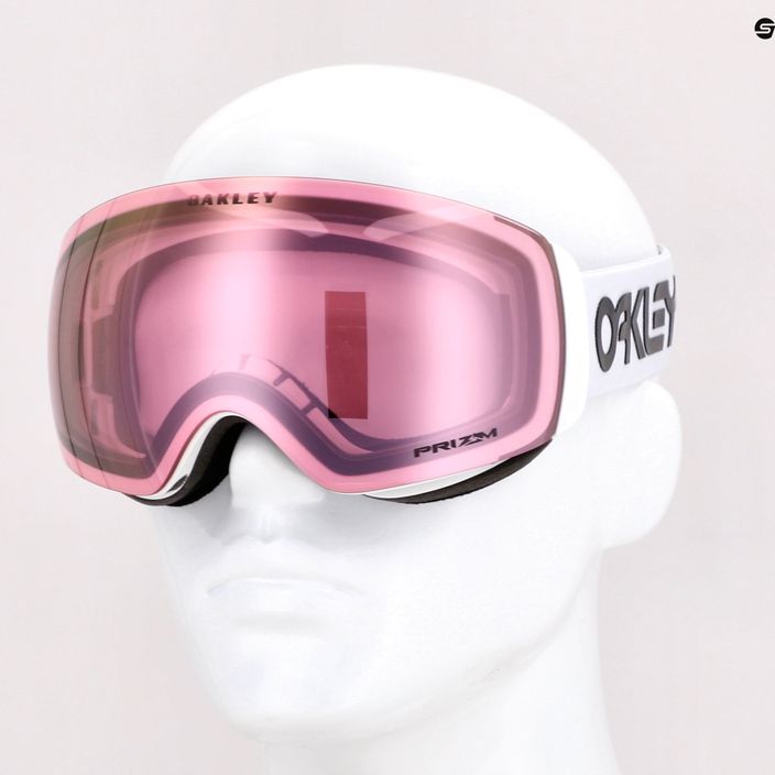 Маска лижна Oakley Flight Deck factory pilot white/prizm snow pink iridium OO7064-93 5