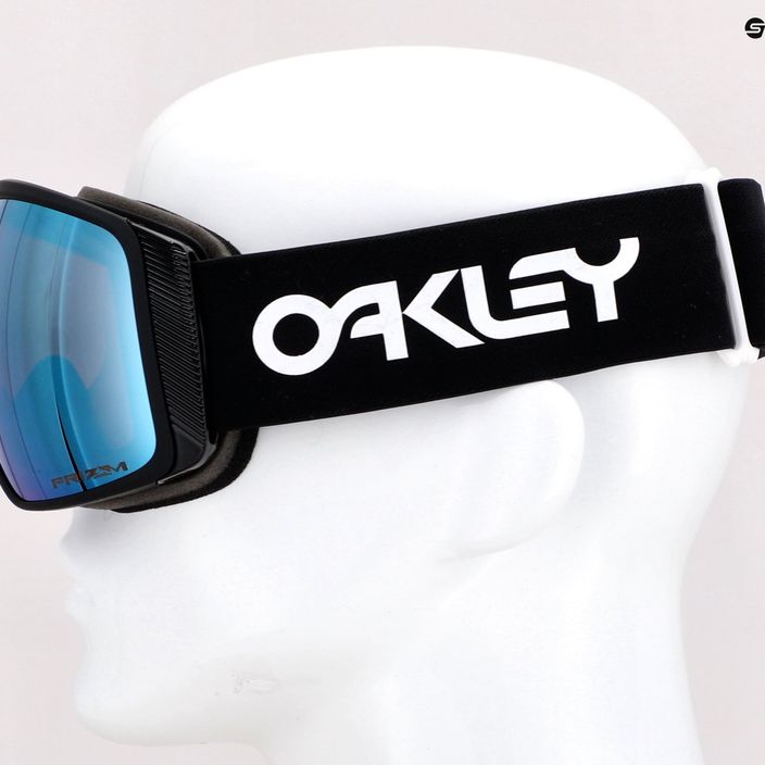 Маска лижна Oakley Flight Tracker factory pilot black/prizm snow sapphire iridium OO7104-08 5