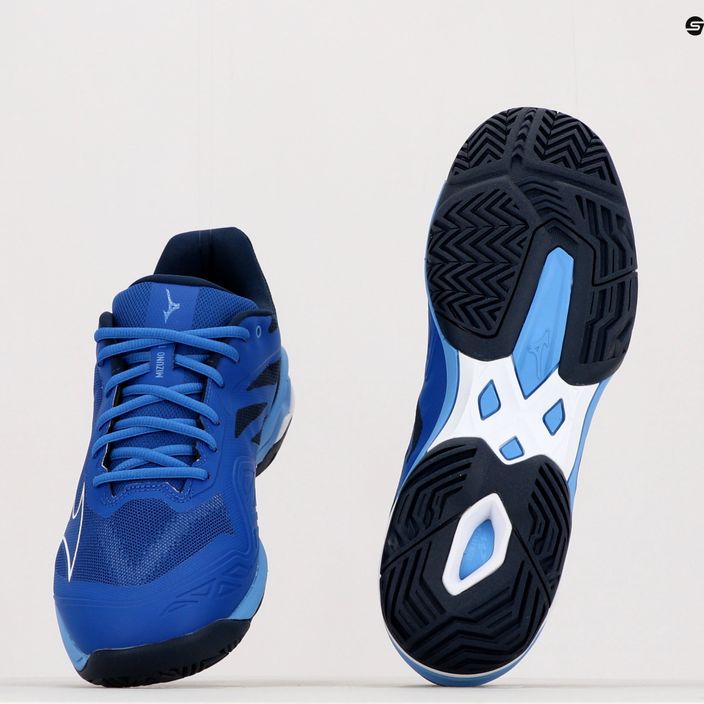 Кросівки для тенісу чоловічі Mizuno Wave Exceed Light AC сині 61GA221826 17