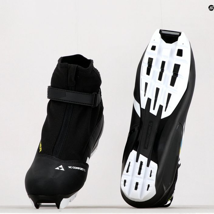 Черевики для бігових лиж Fischer XC Comfort Pro black/yellow 17