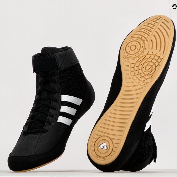 Кросівки боксерські чоловічі adidas Havoc чорні AQ3325 12