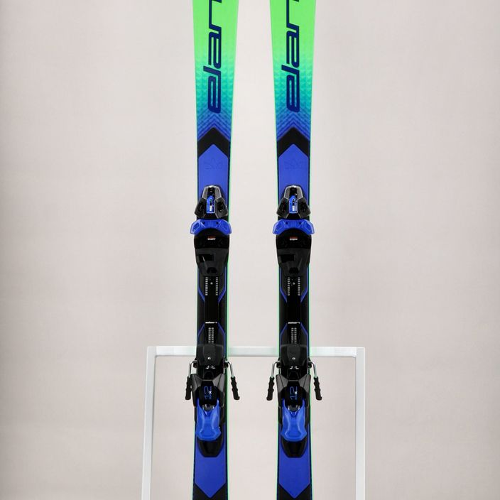 Лижі гірські Elan Ace SCX Fusion + EMX 12 green/blue/black 14