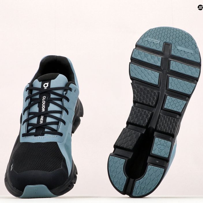 Кросівки для бігу чоловічі On Cloudrunner Waterproof чорні 5298638 19