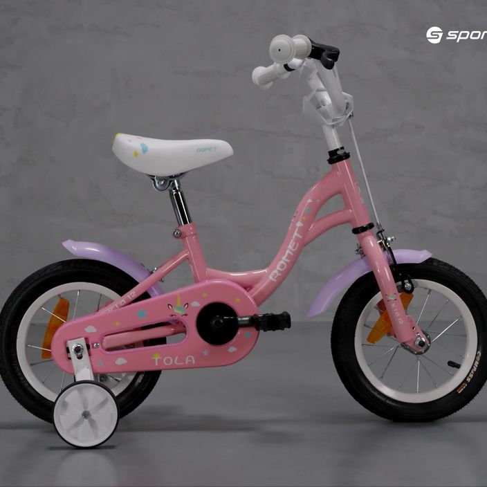 Велосипед дитячий Romet Tola 12 рожевий 2216633 7