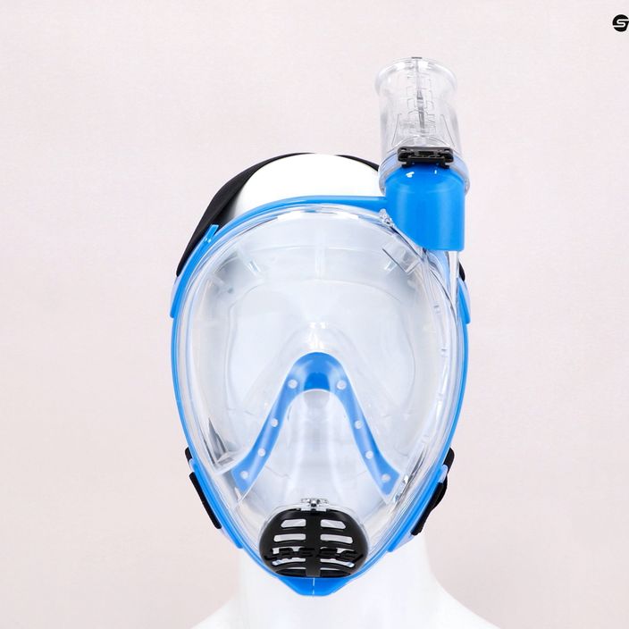 Повнолицева маска для снорклінгу дитячаCressi Baron Full Face clear/blue 7