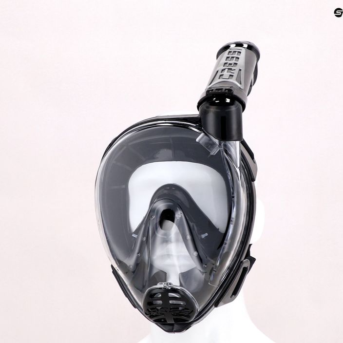 Повнолицева маска для снорклінгу Cressi Duke Dry Full Face black/black 10