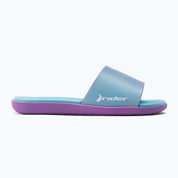 Шльопанці жіночі RIDER Splash III Slide блакитно-фіолетові 83171 2