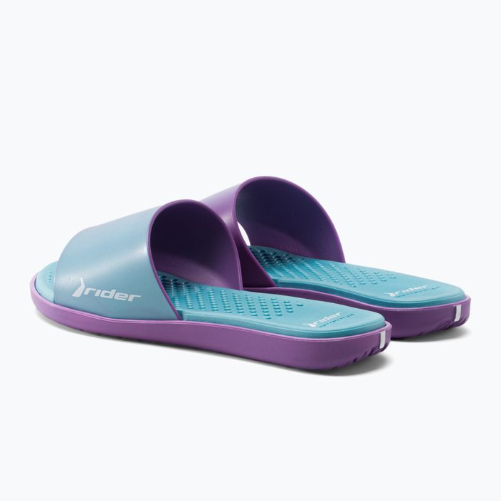 Шльопанці жіночі RIDER Splash III Slide блакитно-фіолетові 83171 3