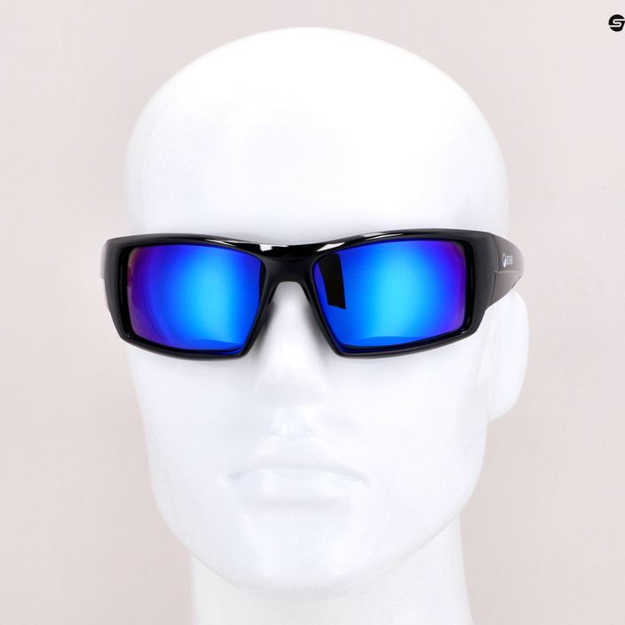 Сонцезахисні окуляри  Aruba shiny black/revo blue 3201.1 8