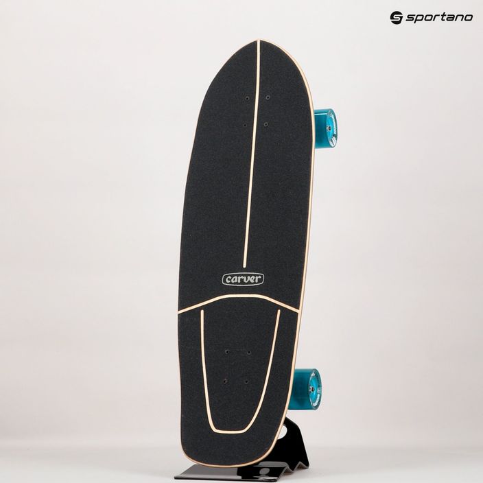 Скейтборд серфскейт Carver CX Raw 32" Super Surfer 2020 Complete блакитно-чорний C1012011064 11