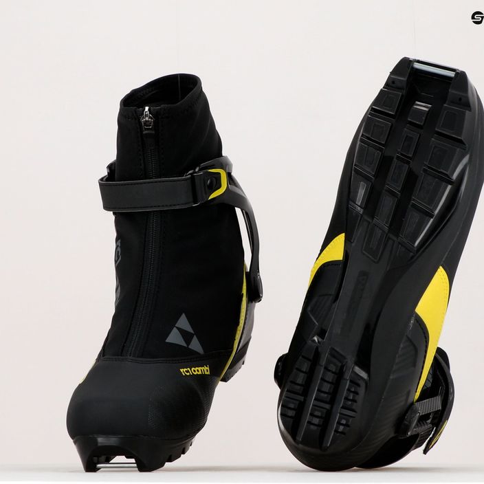 Черевики для бігових лиж Fischer RC1 Combi black/yellow 16