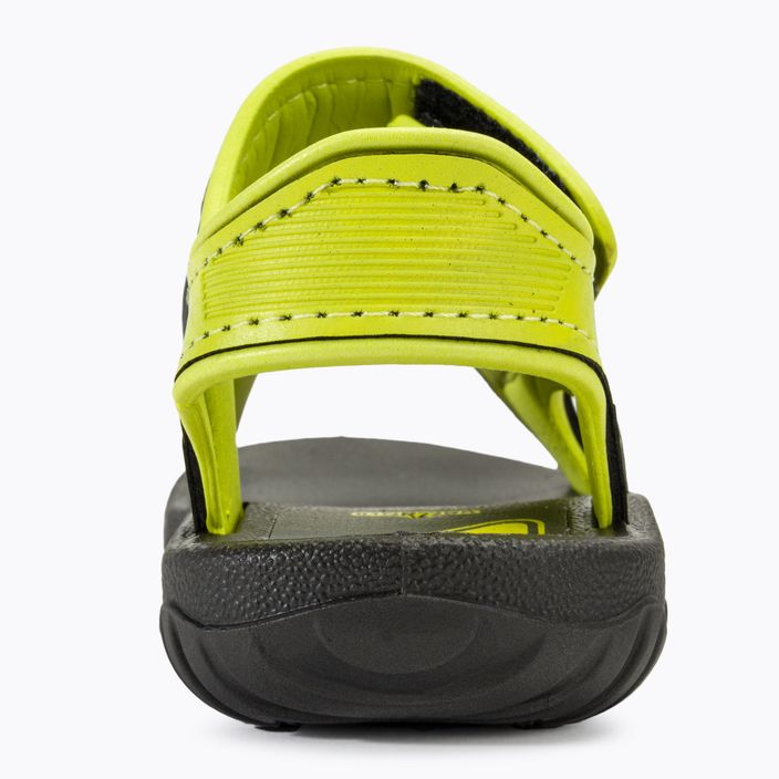 RIDER Basic Sandal V Baby чорні/неоново-жовті босоніжки 6