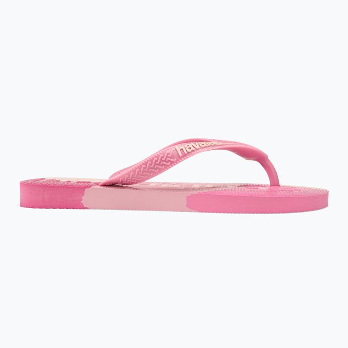 Шльопанці Havaianas Top Logomania Colors II з кришталевою трояндою 2