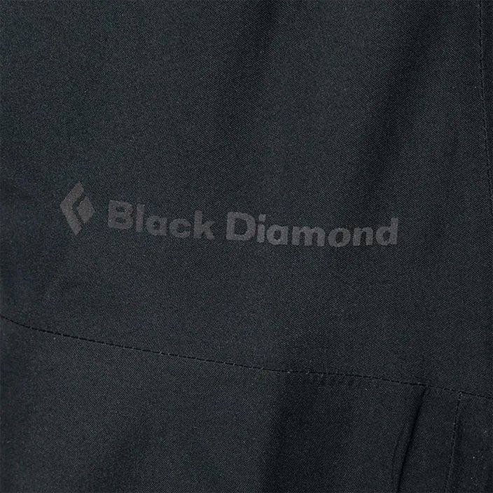 Штани від дощу чоловічі Black Diamond Liquid Point black 4