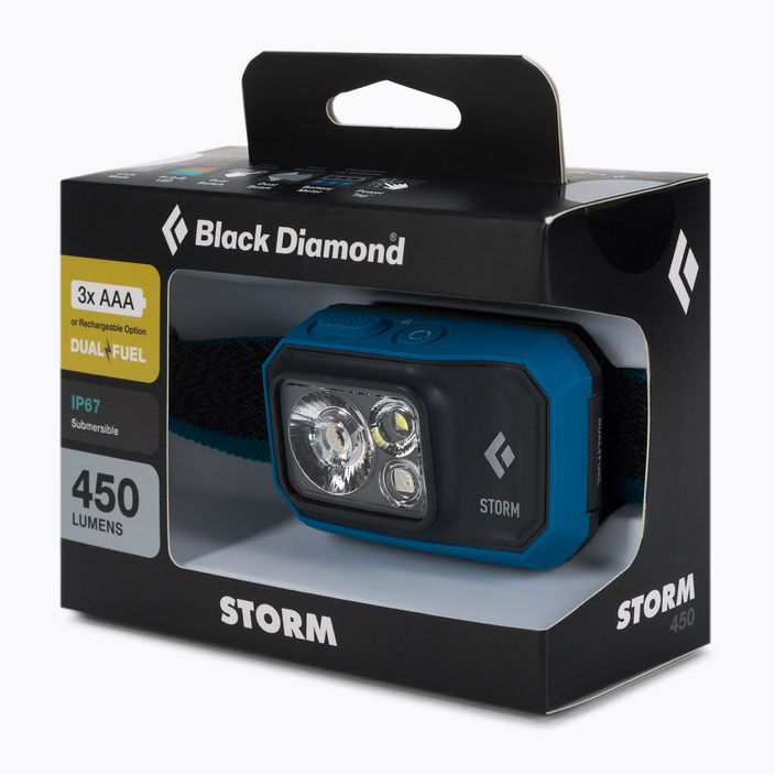 Налобний ліхтарик Black Diamond Storm 450 синій BD6206714004ALL1