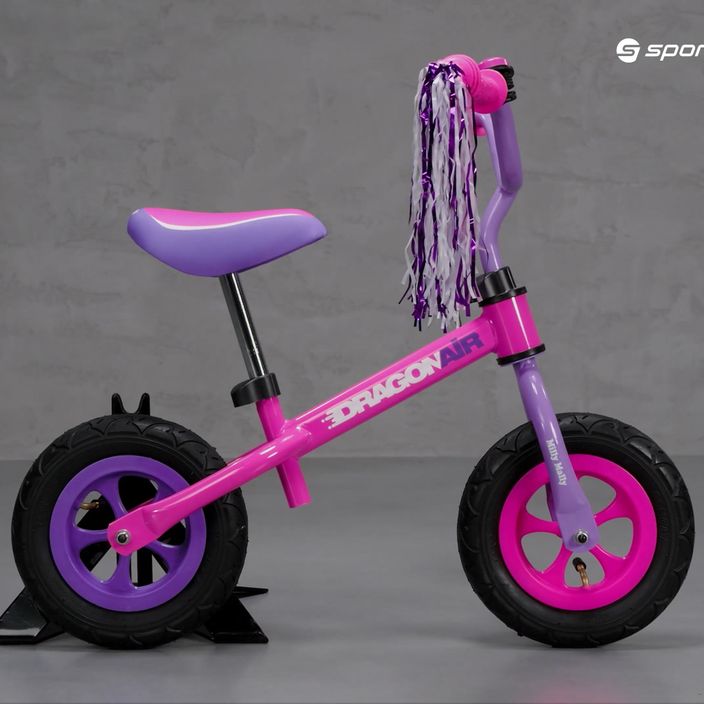Велосипед біговий Milly Mally Dragon Air рожево-фіолетовий 1634 8