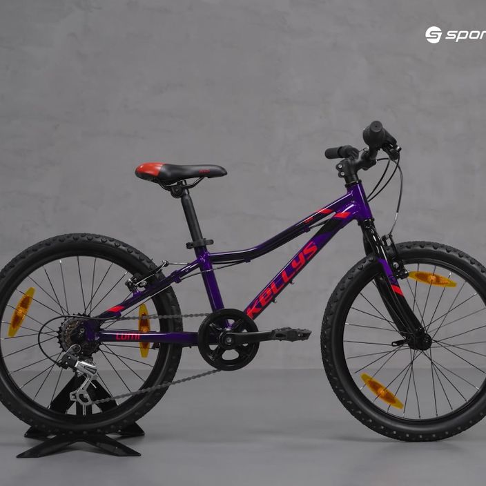 Велосипед дитячий Kellys Lumi 30 20" фіолетовий 72390 15