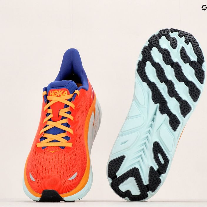 Кросівки для бігу чоловічі HOKA Clifton 8 помаранчеві 1119393-FBLN 17