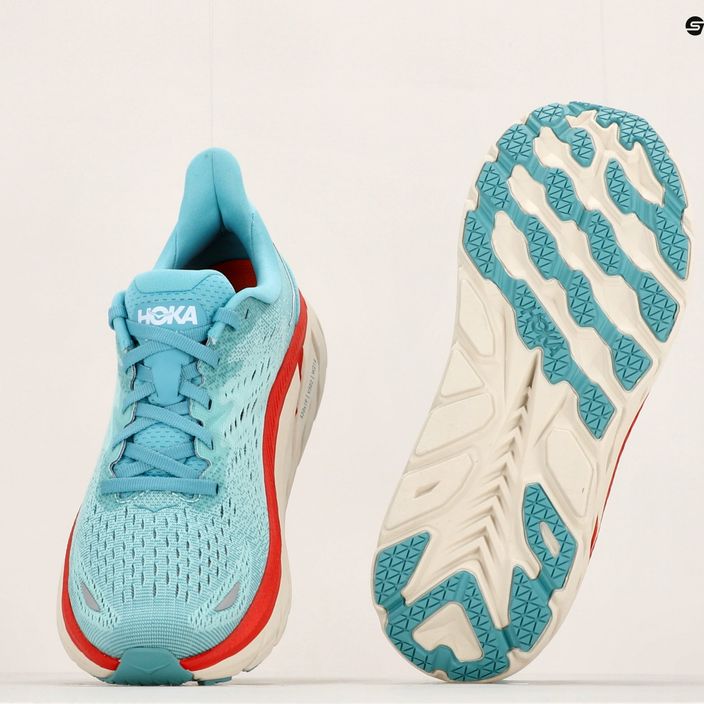 Кросівки для бігу жіночі HOKA Clifton 8 блакитні 1119394-AEBL 17