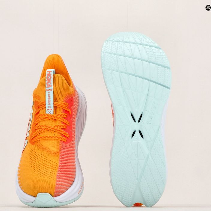 Кросівки для бігу чоловічі HOKA Carbon X 3 помаранчеві 1123192-RYCM 12