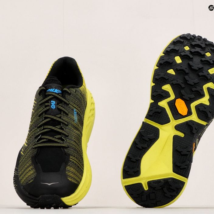 Кросівки для бігу жіночі HOKA Evo Speedgoat чорно-жовті 1111430-CIB 13