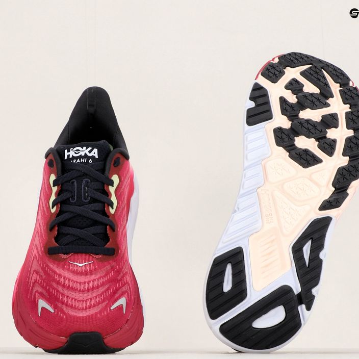 Кросівки для бігу жіночі HOKA Arahi 6 рожеві 1123195-FFIR 12
